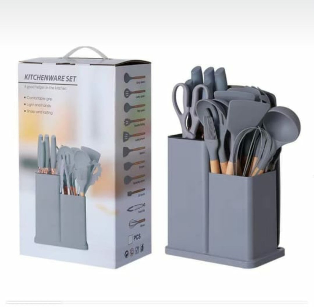 Ensemble couteaux et maryse silicone